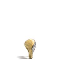 John Hardy | Metallic Classic Chain Bold Wavy Ring | Lyst