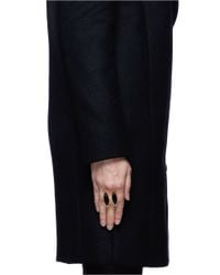 Maiyet | Black Double Floating Horn Ring | Lyst