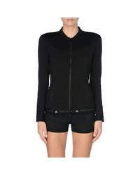 Adidas By Stella McCartney Black Midlayer Running Top