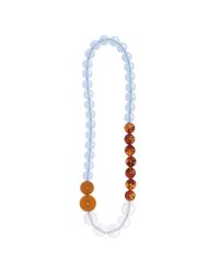 FLorian - Blue And Amber Necklace - Lyst