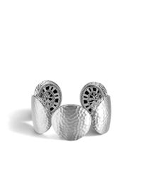John Hardy | Metallic Dot Disc Flex Cuff | Lyst