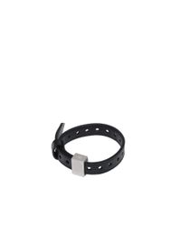 Balenciaga | Black Simple Bracelet for Men | Lyst