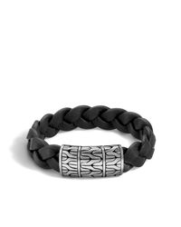John Hardy | Black Classic Chain Extra Large Station Bracelet | Lyst
