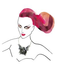 Heaven Tanudiredja | Black Wings Medallion Necklace | Lyst