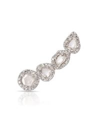 Anne Sisteron - 14kt White Gold Diamond Slice Ear Cuff - Lyst