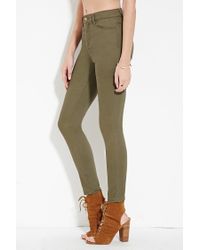 forever 21 mid rise skinny jeans