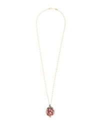 Royal Asscher | Red 18k Rose Gold Pomegranate Pendant | Lyst