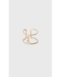 Loren Stewart | Metallic Diamond Bar Ear Cuff | Lyst