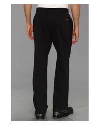 Nike Ace Open-hem Fleece Pants in Black/White (Black) for Men - Lyst