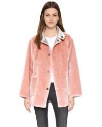 opening ceremony shearling jacket