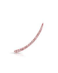 Anne Sisteron - Pink 14kt Rose Gold Diamond Lash Ear Cuff - Lyst