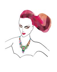 Shourouk | Multicolor Apolonia Flower Necklace | Lyst