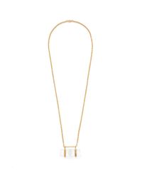 Alexander McQueen | Metallic Bubblegram Skull Plexiglas Pendant Necklace | Lyst
