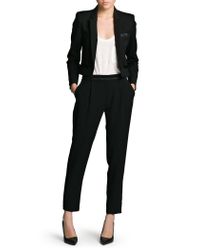 cropped tuxedo jacket