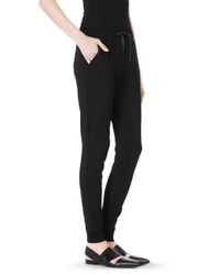 Alexander Wang Black Lightweight French Terry Sweatpants