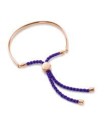 Monica Vinader | Blue Fiji Friendship Bracelet | Lyst