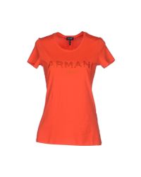 Armani Jeans Orange T-Shirt