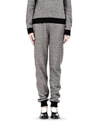 Alexander Wang Gray French Terry Sweatpants