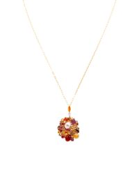 Sharon Khazzam | Multicolor Gold, Mixed Stone, And Diamond Baby Locket | Lyst