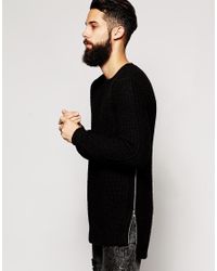longline jumper mens