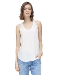 Rebecca Taylor - White Olivia Tank - Lyst
