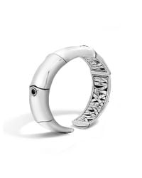 John Hardy | Metallic Kick Cuff With Black Sapphire | Lyst