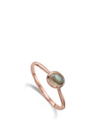 Monica Vinader | Metallic Siren Stacking Ring | Lyst