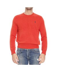 Polo Ralph Lauren | Orange Sweater for Men | Lyst