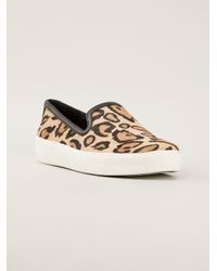 sam edelman leopard slip on sneakers