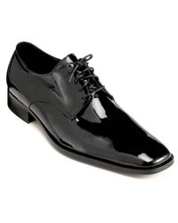 calvin klein men's gareth 2 patent tuxedo oxford