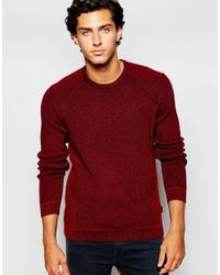 mens dark red sweater