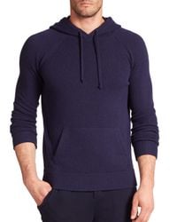 Polo Ralph Lauren | Blue Featherweight Cashmere Hoodie for Men | Lyst