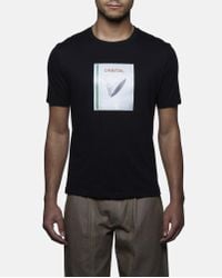 J.W.Anderson Black Orbital Patch T-shirt for men