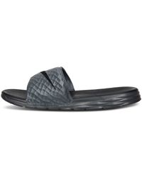 men's benassi solarsoft slide 2 sandals from finish line