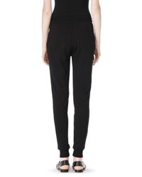 Alexander Wang Black Lightweight French Terry Sweatpants