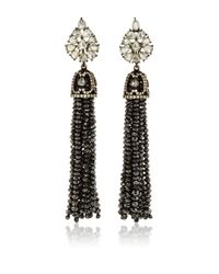 Sutra | Black Diamond Bead Chandelier Earrings | Lyst