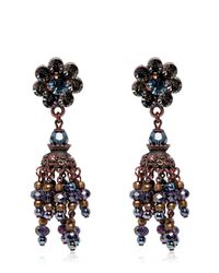 DSquared² | Multicolor Crystal Pendant Earrings | Lyst