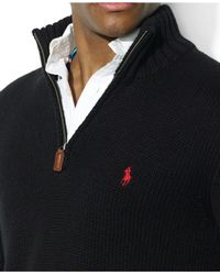 ralph lauren mock neck sweater