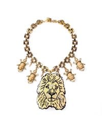 Lulu Frost | Metallic Leo Collage Necklace | Lyst
