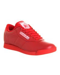 red reebok princess shoes