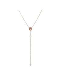 EF Collection | Pink Diamond Labradorite Necklace | Lyst