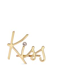 Lanvin | Metallic 'kiss' Ring | Lyst