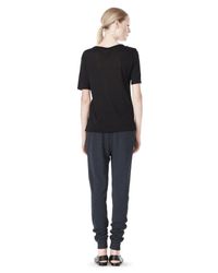 Alexander Wang Blue Lightweight French Terry Sweatpants