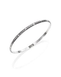 Konstantino | Metallic Classics Sterling Silver Etched Bangle Bracelet | Lyst