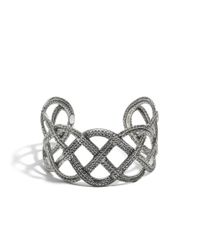 John Hardy | Metallic Classic Chain Wide Double Braided Cuff | Lyst