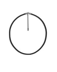 John Hardy | Black Dot Woven Leather Necklace for Men | Lyst