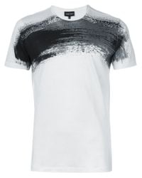Emporio Armani | Black T-shirt for Men | Lyst