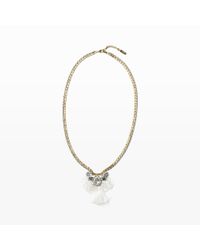 Club Monaco | White Radà Fringe Necklace | Lyst