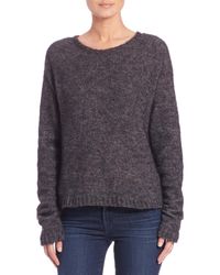 Faith Connexion | Gray Boxy Stretch-alpaca Sweater | Lyst