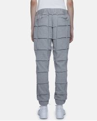 Nicopanda Gray Exposed Seam Sweatpants
